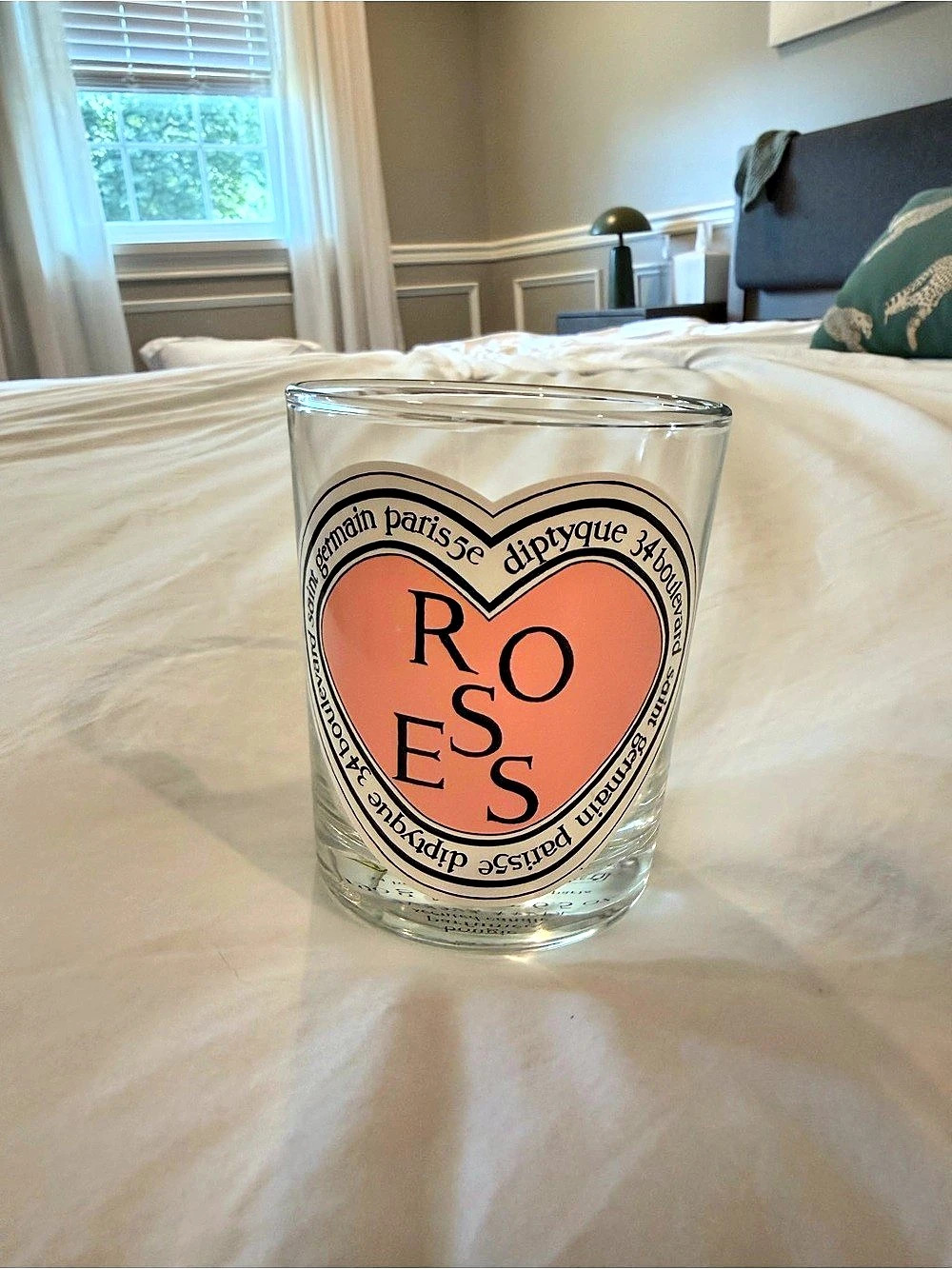 Diptyque Roses Valentine's Day Limited Edition Scented Candle Jar